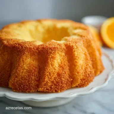 Pastel de Naranja H&uacute;medo para 10 Raciones