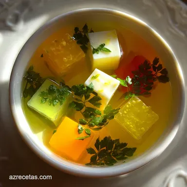 Pastillas de Caldo Caseras Sin Qu&iacute;micos (1 Hora) Tarjeta de receta