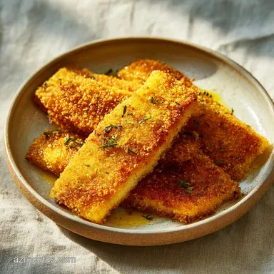 Receta Pescado Empanizado Crujiente para 4 Porciones