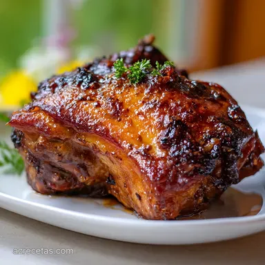 Pierna de Cerdo Horneada a la Criolla con Adobo