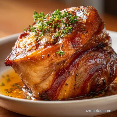 Pierna De Cerdo Mechada para 15 | Receta Asada