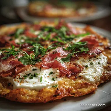 Pizza Casera Masa Fina Crujiente al Horno