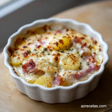 Pizza Hawaiana con Pi&ntilde;a Caramelizada