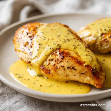 Pollo a la Mostaza Secreta en 40 Minutos Tarjeta de receta