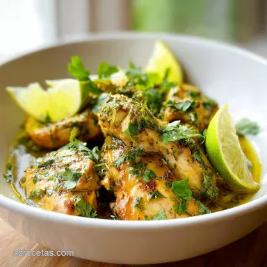 Pollo al Cilantro con Limón para 4 Porciones
