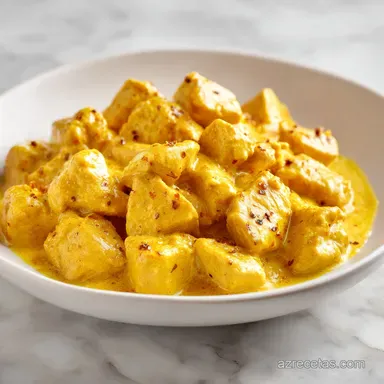 Pollo Al Curry en 30 Minutos Tarjeta de receta