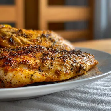 Pollo Al Horno: Pechugas Jugosas con Salsa Lemon Tarjeta de receta