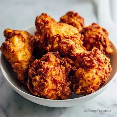 Pollo Frito Crujiente en 30 Minutos para 4 Porciones