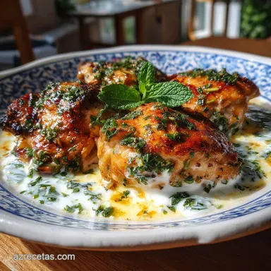 Pollo Griego Crujiente Horneado Ready in 1 Hour 5 Min Tarjeta de receta