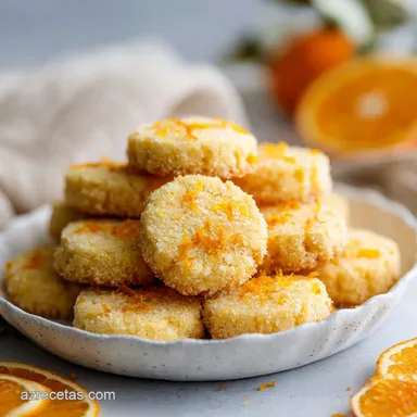 Receta Polvorones de Naranja F&aacute;ciles | 30 Minutos Tarjeta de receta