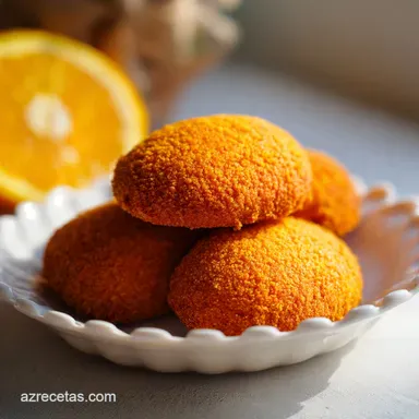 Receta Polvorones de Naranja F&aacute;ciles | 30 Minutos