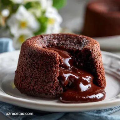 Coulant De Chocolate En 24 Minutos Tarjeta de receta
