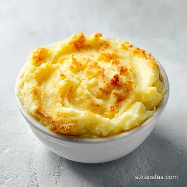 Pur&eacute; de Papas Relleno: Receta Casera Crujiente para 10 Raciones Tarjeta de receta