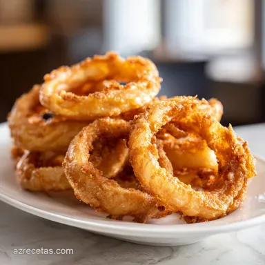 Receta Aros de Cebolla Crujientes para 4