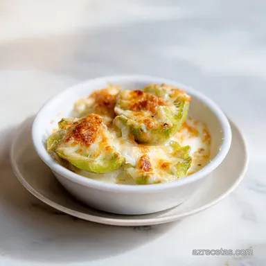 Chayote Relleno de Carne Molida para 4 Porciones Tarjeta de receta