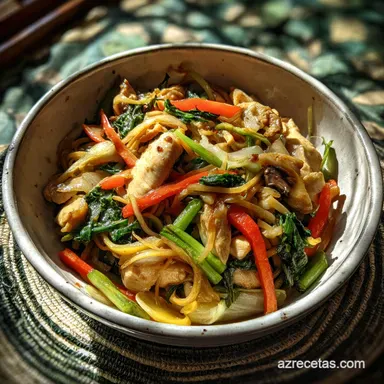 Chop Suey Chino Casero | Ready in 30 Min Tarjeta de receta