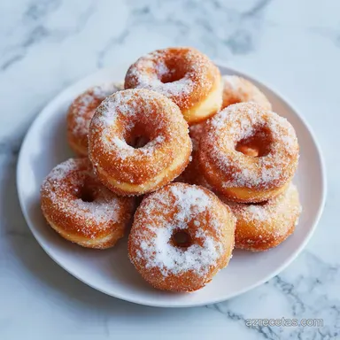 Donas de Az&uacute;car Esponjosas para 12 Porciones