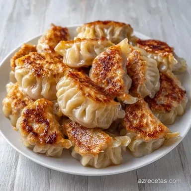 Receta Dumplings Mini Caseros Crujientes Tarjeta de receta