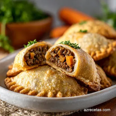 Empanadas de Carne Argentinas al Horno Tarjeta de receta