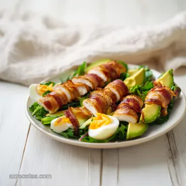 Receta Esencial De Ensalada Cobb: 20 Min Tarjeta de receta