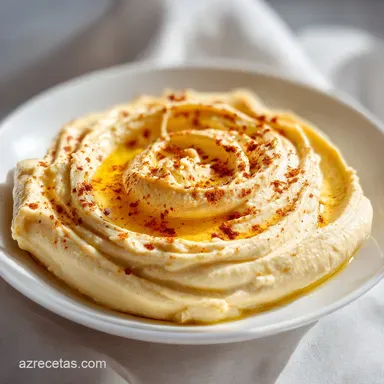 Receta Hummus Casero Libanesa: Textura Sedosa en 10 Minutos Tarjeta de receta
