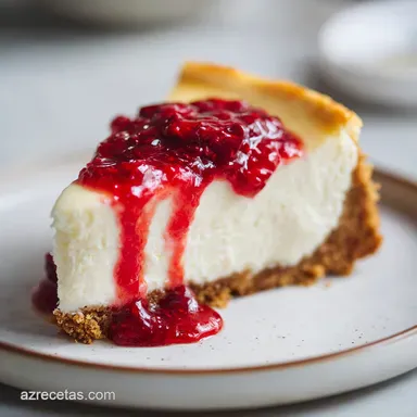 Pay de Queso Casero para 10 Porciones Tarjeta de receta