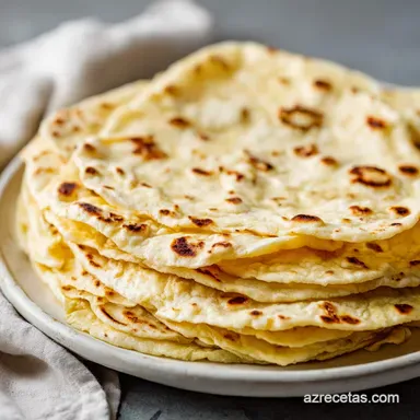 Tortillas de Harina Caseras: Listas en 1 hora 15 min Tarjeta de receta