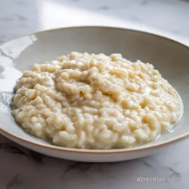 Risotto Cremoso para 4 Personas Tarjeta de receta