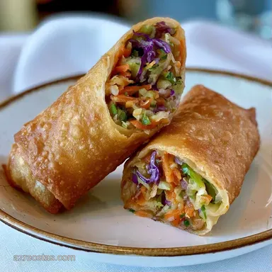 Rollitos De Primavera Crujientes Tarjeta de receta
