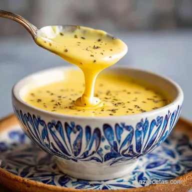 Salsa De Queso Americano Casera en 15 Minutos Tarjeta de receta