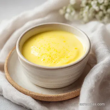 Salsa Holandesa Receta en 15 Minutos: Cremosa y Sedosa Tarjeta de receta