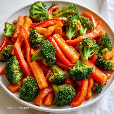 Salteado De Verduras Para 4 Personas Tarjeta de receta