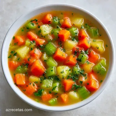 Sopa De Verduras Para 4 Personas