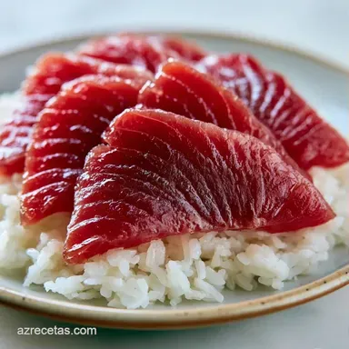 Sushi de Atún para 4 Personas Tarjeta de receta