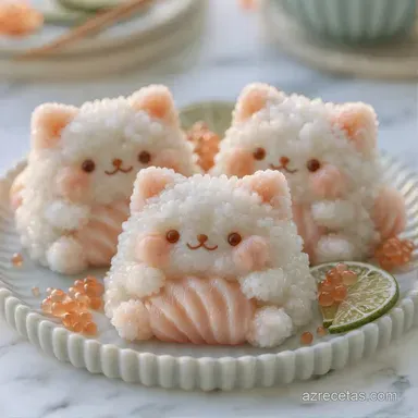 Sushi Para Niños Para 4 Personas Tarjeta de receta