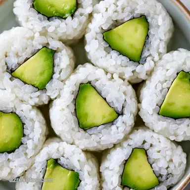 Sushi Vegetariano en 45 Minutos Tarjeta de receta