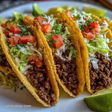 Tacos Mexicanos de Carne Molida Ready in 30 Minutes