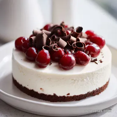 Receta de Tarta de Queso Selva Cremosa Tarjeta de receta