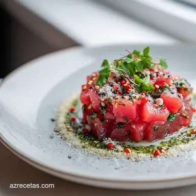 Tartar de At&uacute;n: Receta Paso a Paso lista en 20 Minutos