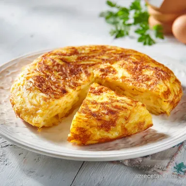 Tortilla de Papas Espa&ntilde;ola: Lista en 45 Minutos