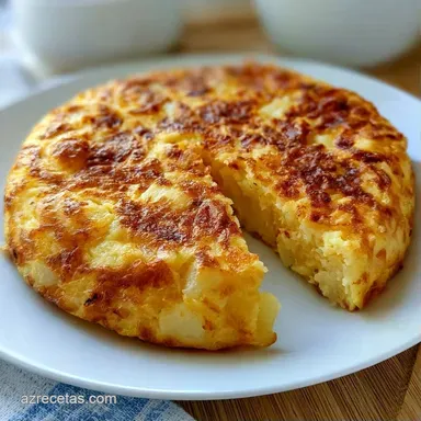 Receta de Tortilla de Patatas para 4 Tarjeta de receta