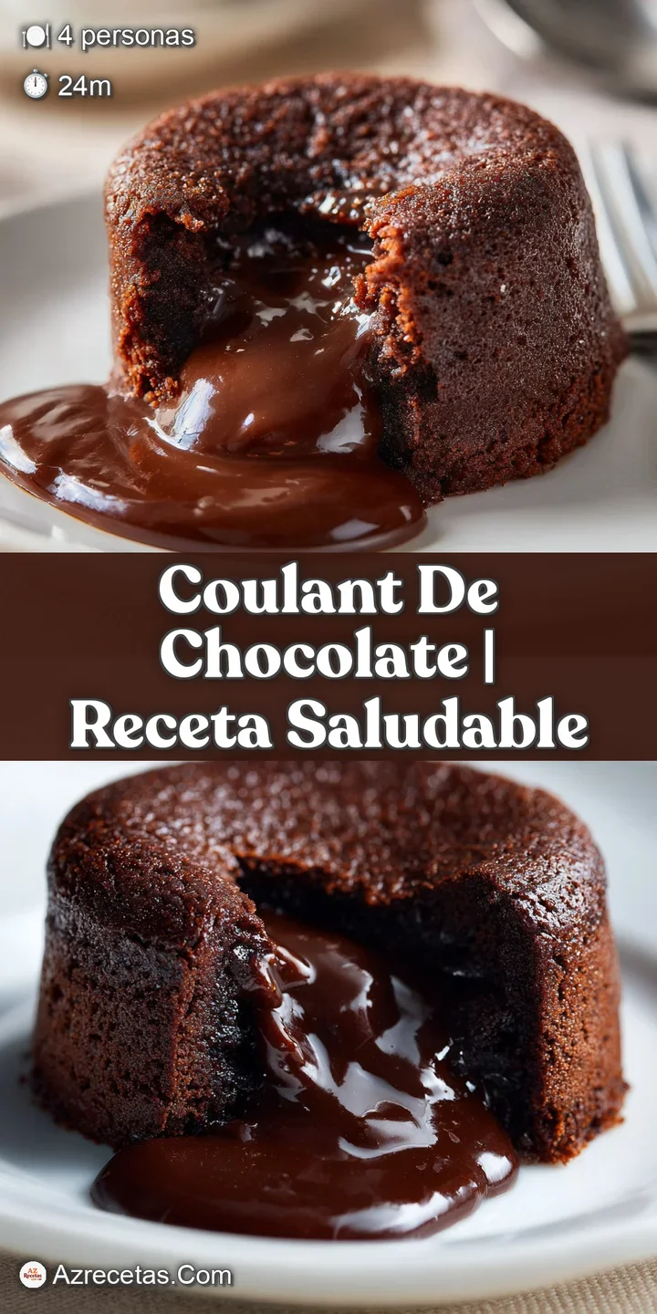 Centro fundido de chocolate brillante y caliente fluyendo sobre la textura esponjosa de un bizcocho marr&oacute;n oscuro.