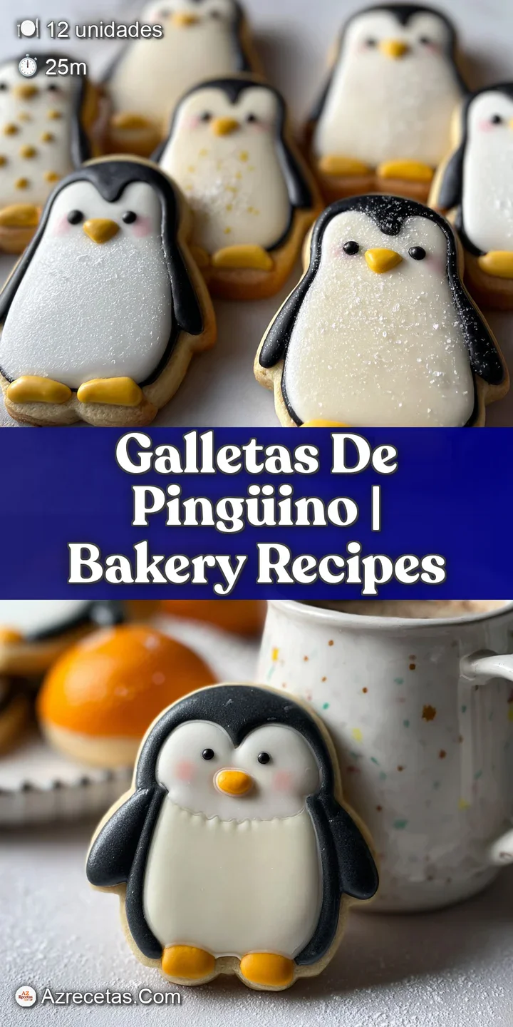 Close-up of a penguin cookie: dark chocolate shell cracked to reveal a soft, enticing, creamy white filling.