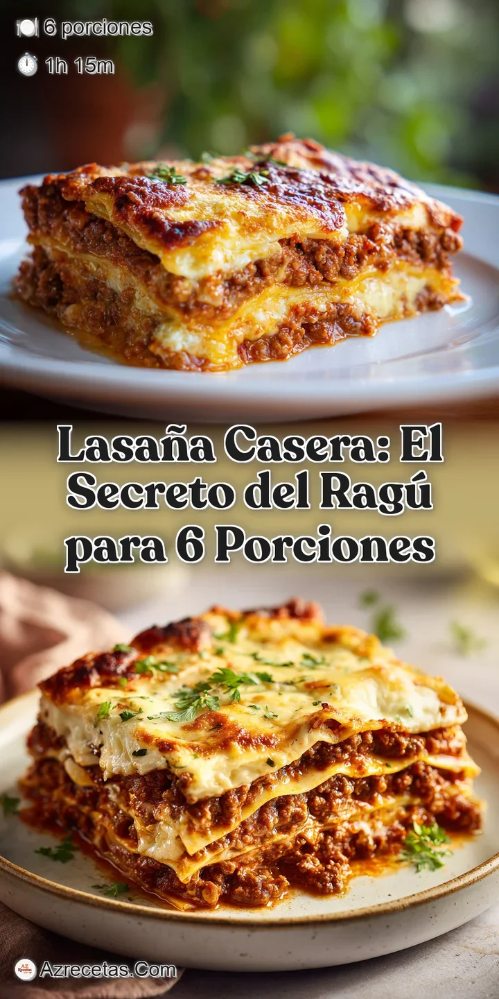 Close-up of steaming lasagna, the rich, meaty ragu sauce glistening under a blanket of browned, bubbly mozzarella and parm...