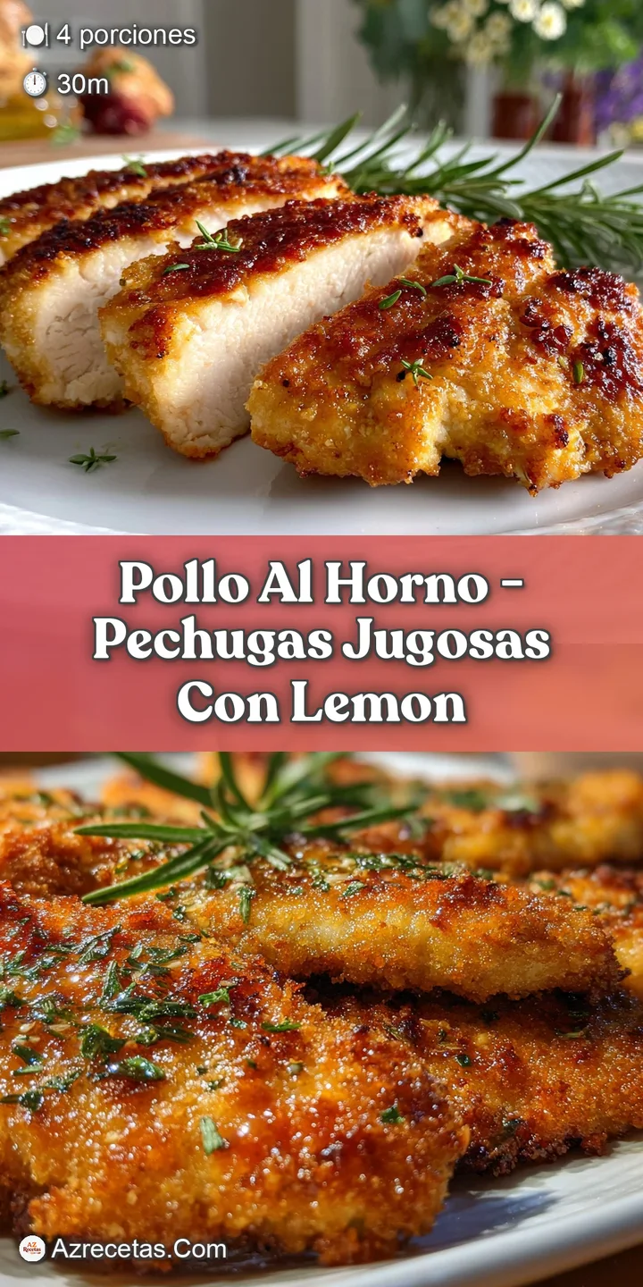 Close-up of tender chicken, the lemon sauce glistening, herbs providing pops of color and aroma; a truly tempting, savory ...