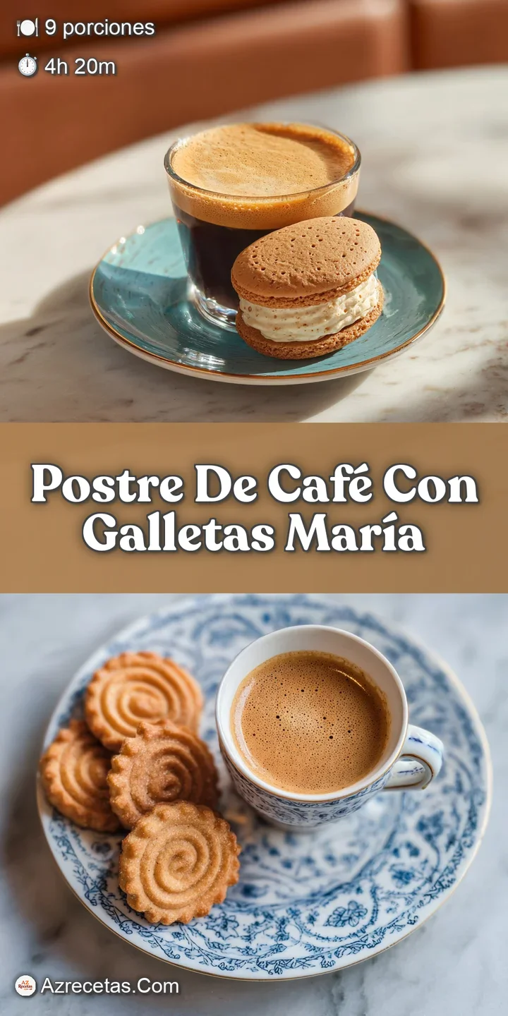 Close-up of a rich coffee dessert, showing creamy texture, biscuit layers, and a dusting of cocoa, hinting at a caffeinate...