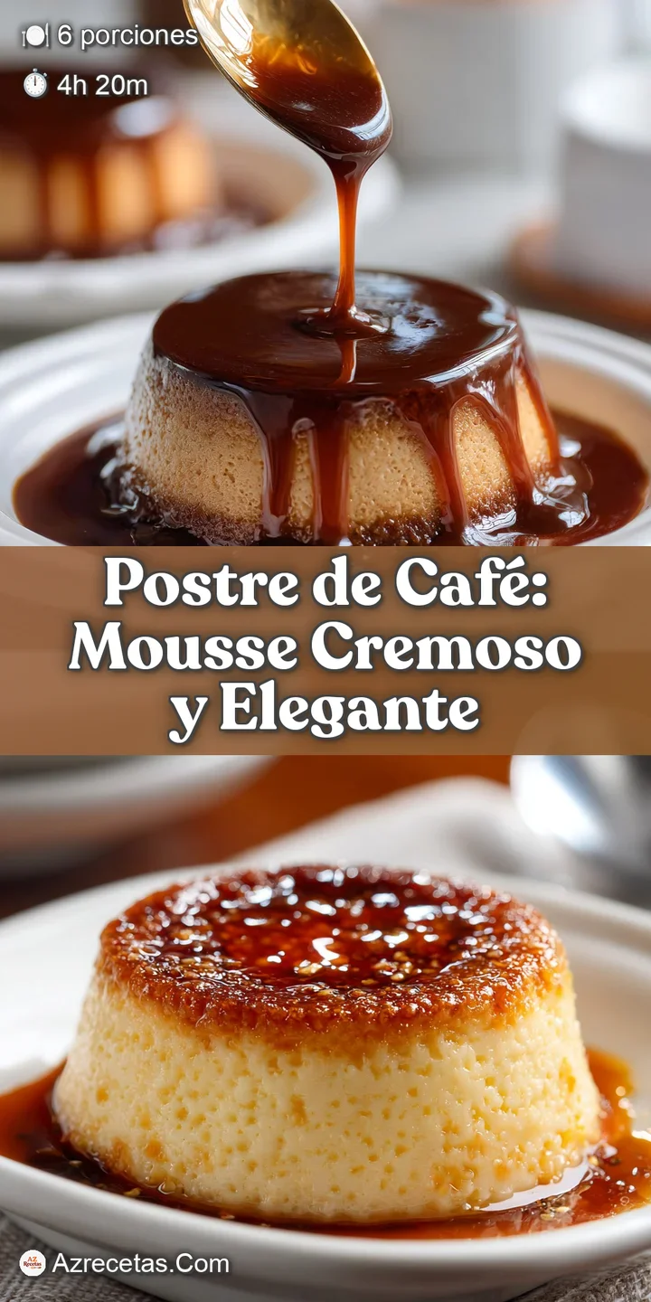 Close-up of creamy coffee mousse, revealing its airy texture and rich color, dusted with cocoa. A decadent, inviting treat.