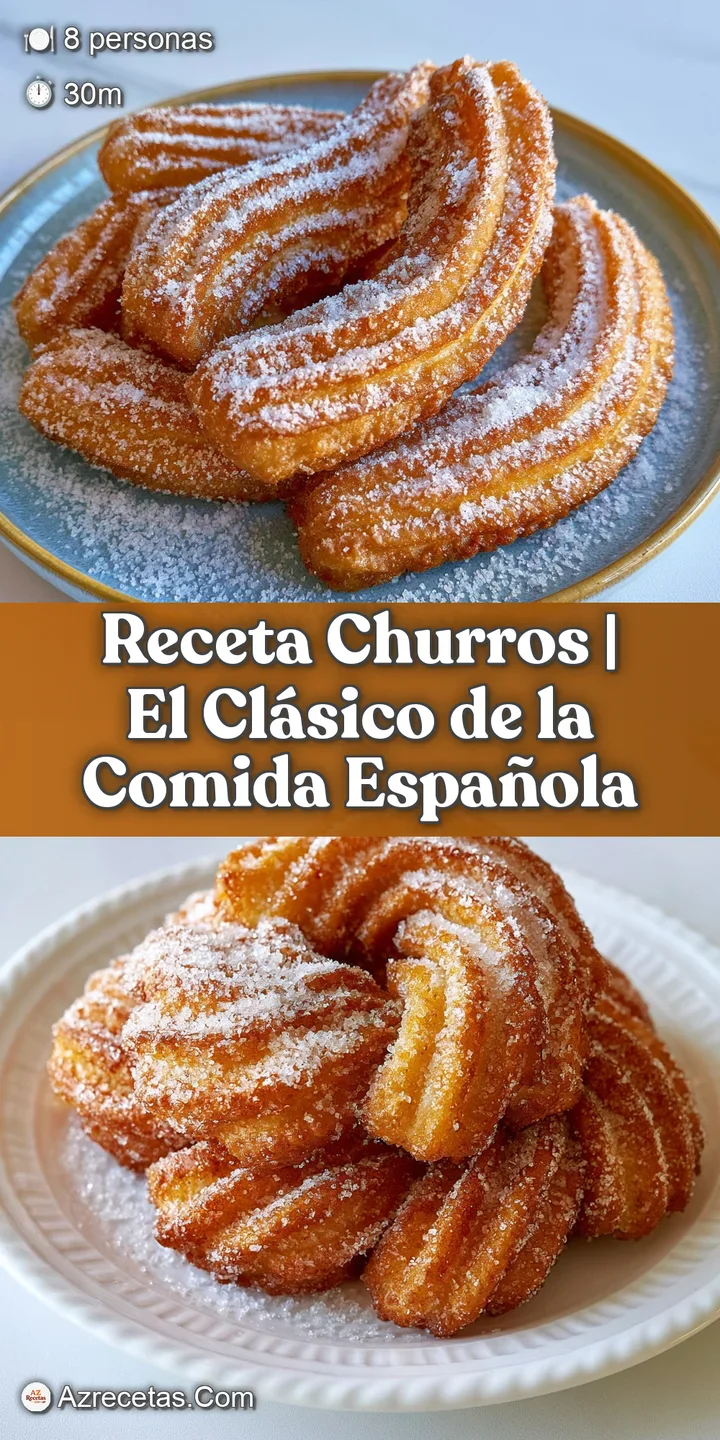 Primer plano de la textura rugosa y dorada de un churro cubierto de az&uacute;car granulada, resaltando su acabado crujiente.