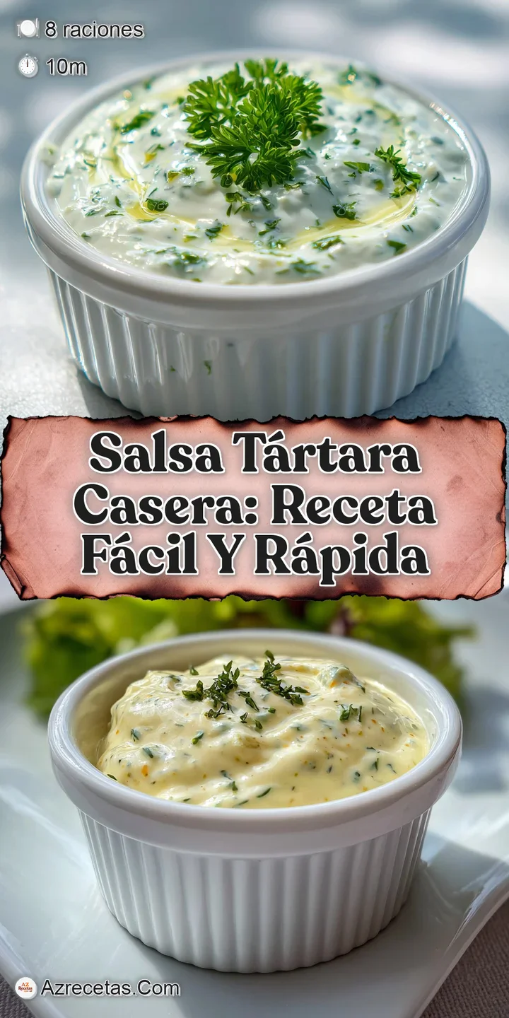 Close-up of chunky tartar sauce, vibrant with chopped pickles, onions, and herbs. A bright, creamy, tangy delight.