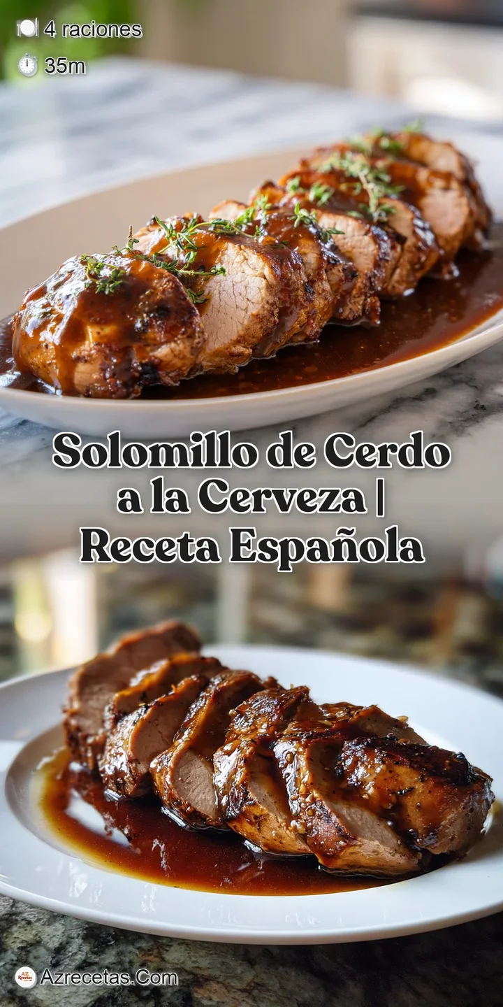 Close-up of succulent pork, glazed with a savory sauce, highlighting tender texture and aromatic herb garnish in a ceramic...